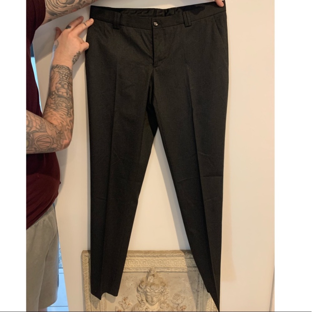 Dark Gray Zara Man Dress Pants